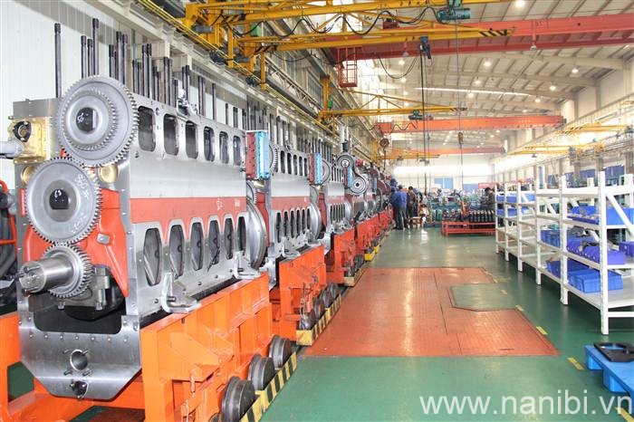 sản xuất củ đề, máy đề Weichai
