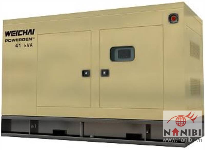 Tổ máy phát điện bộ Weichai WPG41-1: giúp cung cấp nguồn điện ổn định cho các hoạt động kinh doanh và sản xuất