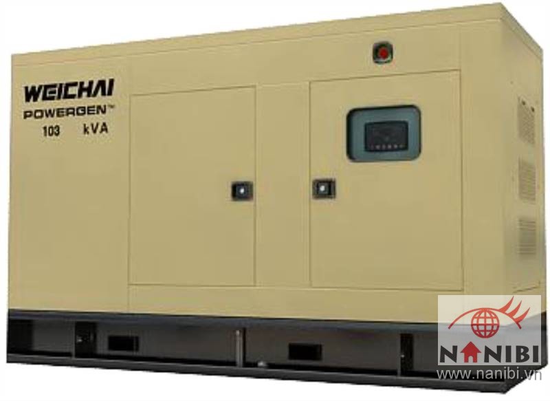 Tổ máy phát điện bộ Weichai WPG103 - Đảm bảo nguồn điện ổn định cho các công trình xây dựng