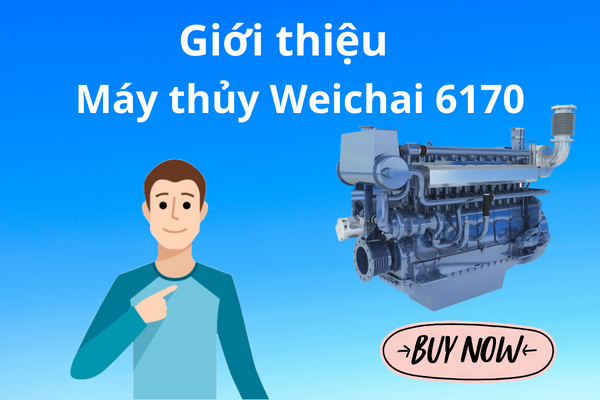 Động cơ máy thủy Weichai 6170 - Hiệu suất cao và đáng tin cậy cho tàu thủy