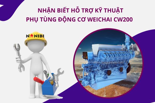 Cách nhận hỗ trợ kỹ thuật cho phụ tùng động cơ thủy Weichai CW200