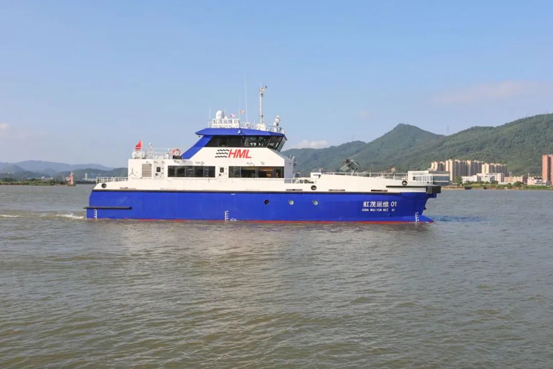 Bàn giao tàu bảo trì điện gió trang bị động cơ Weichai Baudouin 12M33