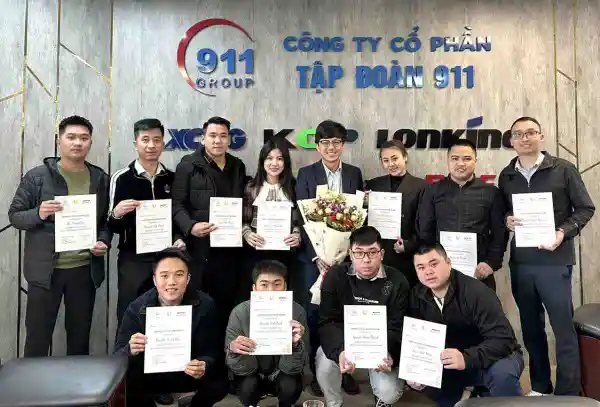 WEICHAI PHỐI HỢP VỚI CÔNG TY CP  TẬP ĐOÀN 911 ĐÀO TẠO KỸ NĂNG MỀM CHO CHUYÊN VIÊN BÁN HÀNG